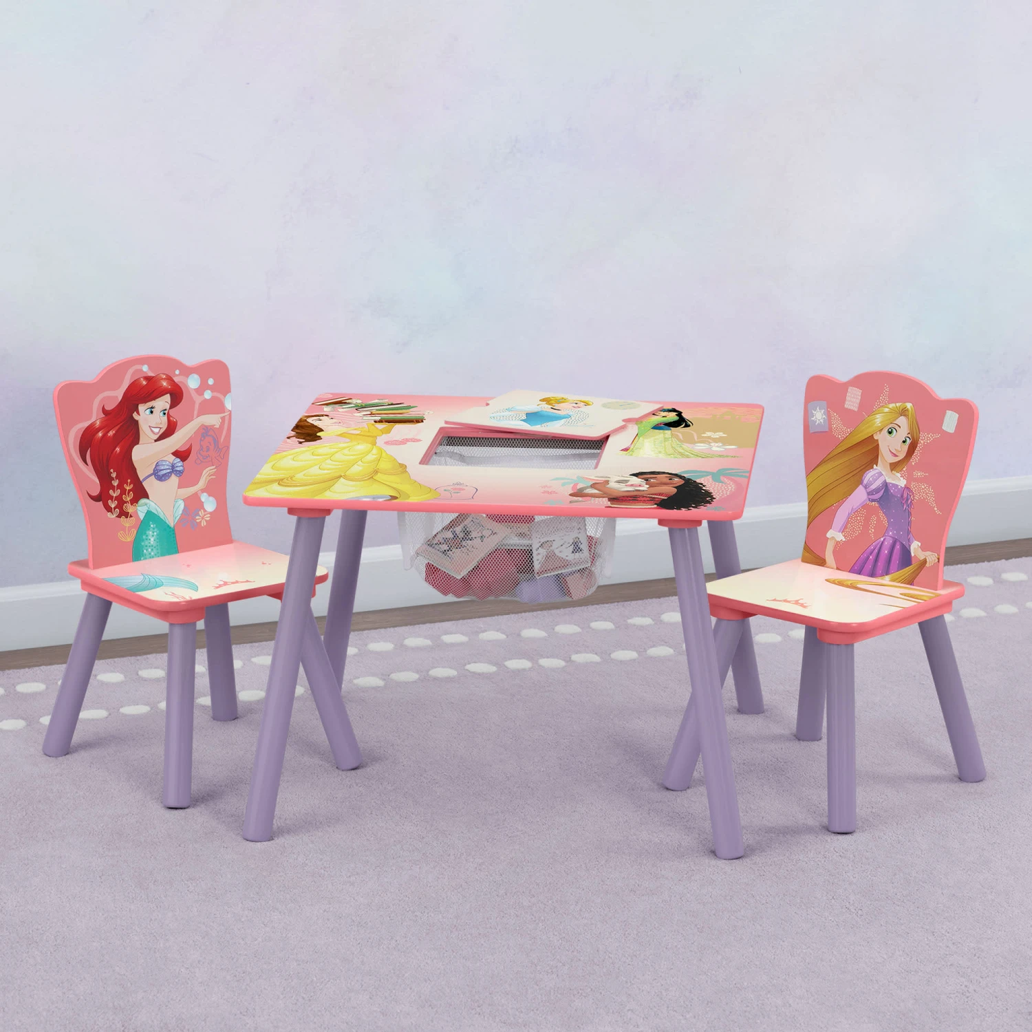 Delta Children Princess Table And Chair Set With Storage 5 Delta Children Princess Table And Chair Set With Storage - Image 5
