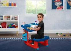 PAW Patrol Draw And Play Desk By Delta Children – Includes 10 Markers And Coloring Book