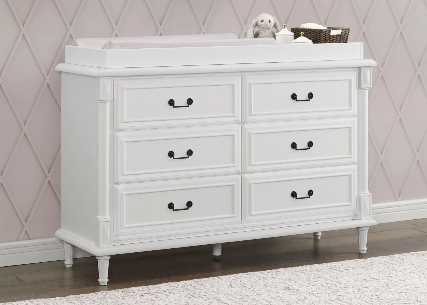 Juliette 6 Drawer Dresser With Changing Top 8 Juliette 6 Drawer Dresser With Changing Top - Image 8