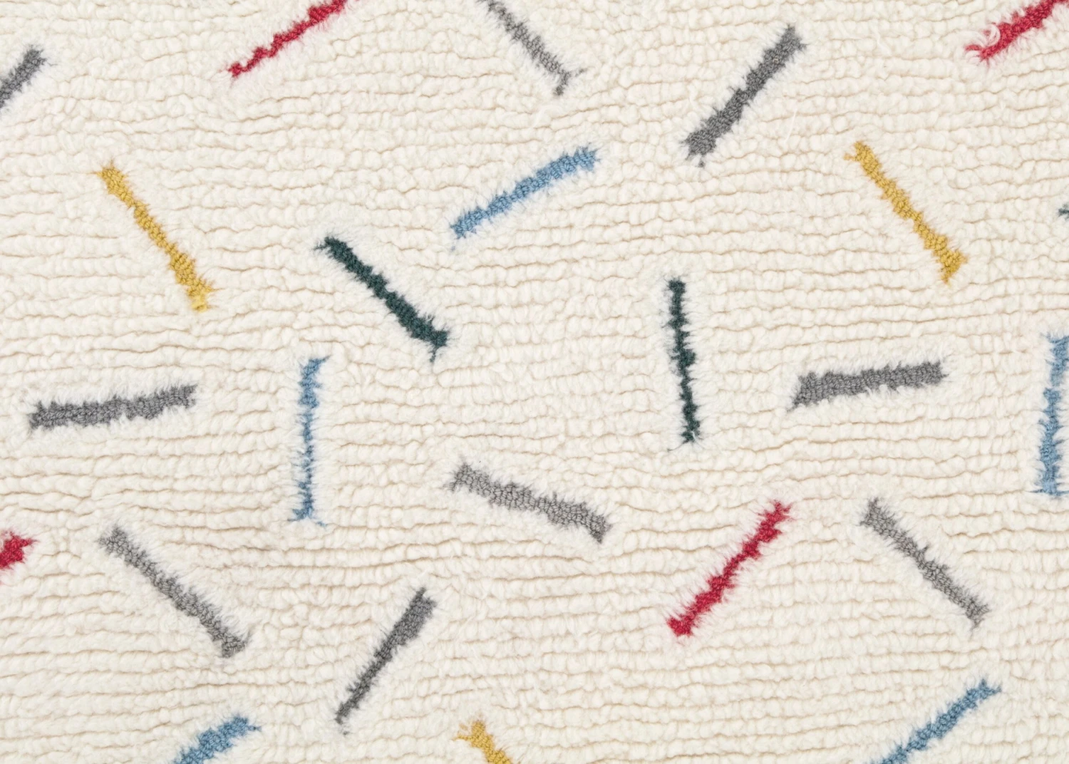 Delta Children Colored Sprinkles Hand-Tufted 100% Wool Area Rug 5x8 4 Delta Children Colored Sprinkles Hand-Tufted 100% Wool Area Rug 5x8 - Image 4