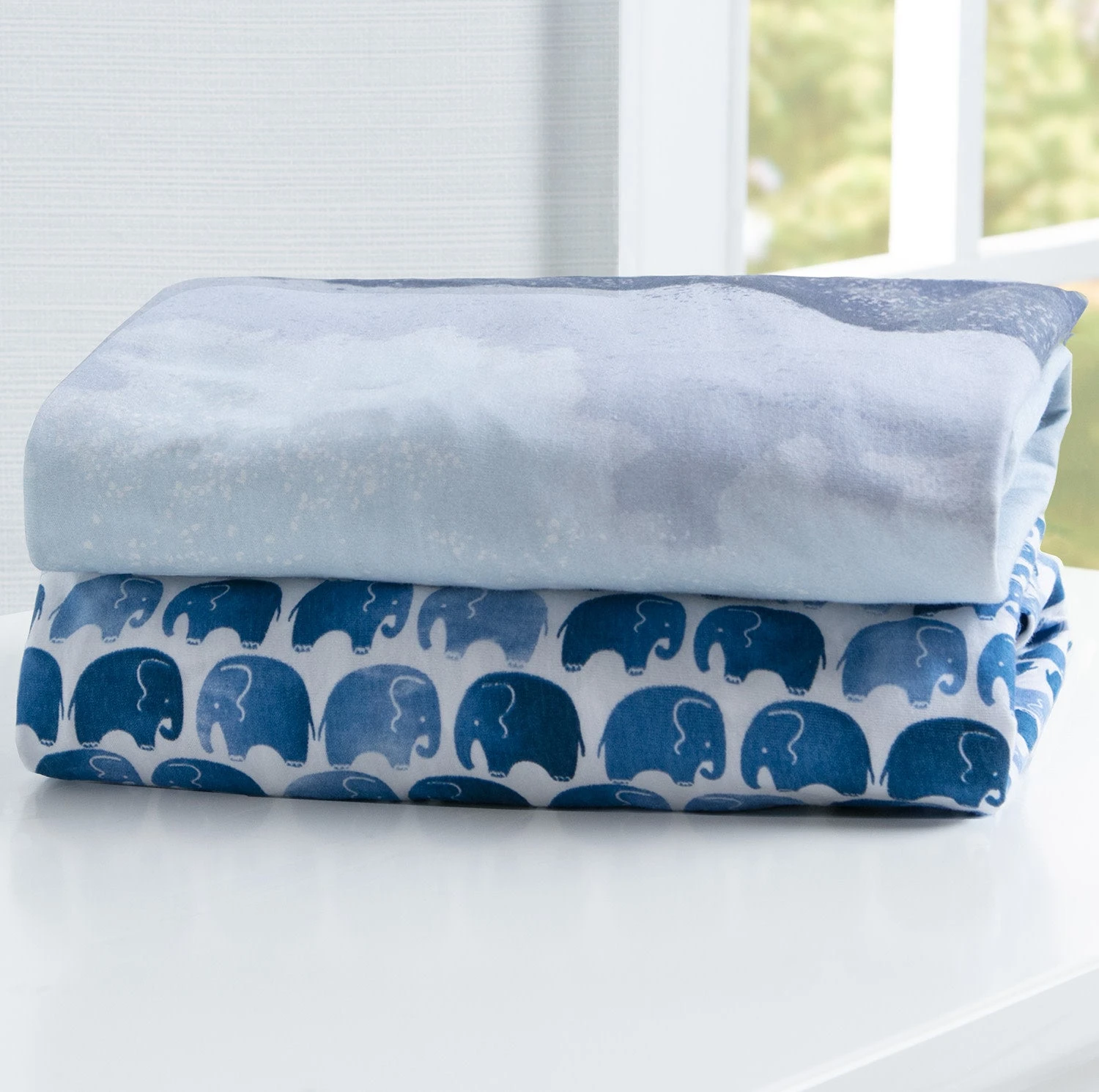 Delta Children Watercolor Elephant Fitted Crib Sheets - 2 Pack 7 Delta Children Watercolor Elephant Fitted Crib Sheets - 2 Pack - Image 7