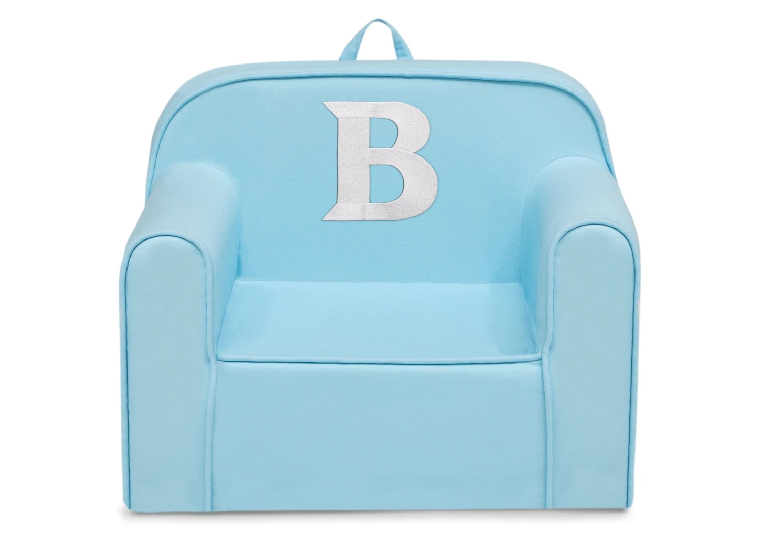 Delta Children Personalized Monogram Light Blue Cozee Chair 7 Delta Children Personalized Monogram Light Blue Cozee Chair - Image 7