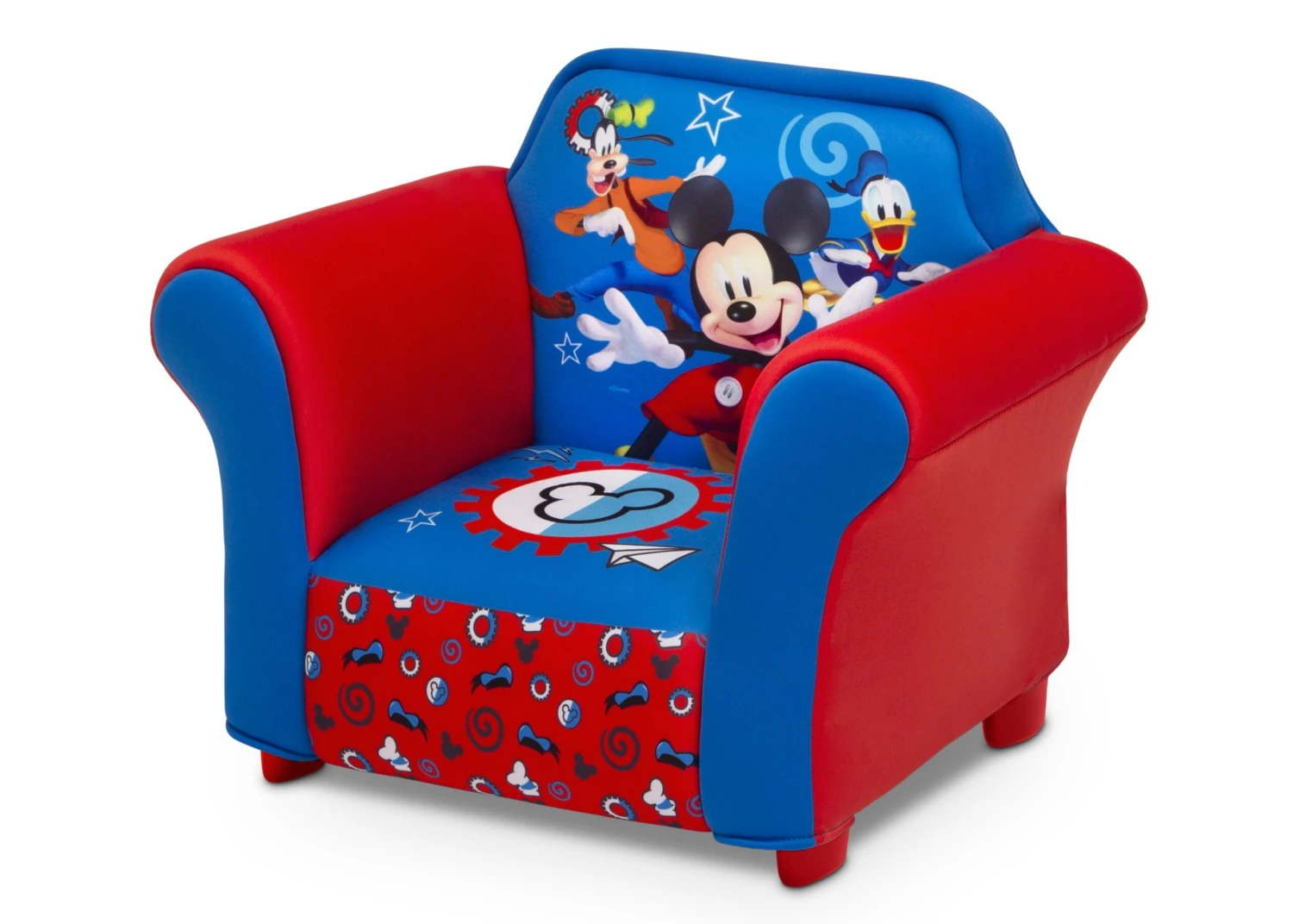 Delta Children Mickey Mouse Kids Upholstered Chair With Sculpted Plastic Frame 4 Delta Children Mickey Mouse Kids Upholstered Chair With Sculpted Plastic Frame - Image 4