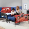 Delta Children Cars Plastic 3D Twin Bed
