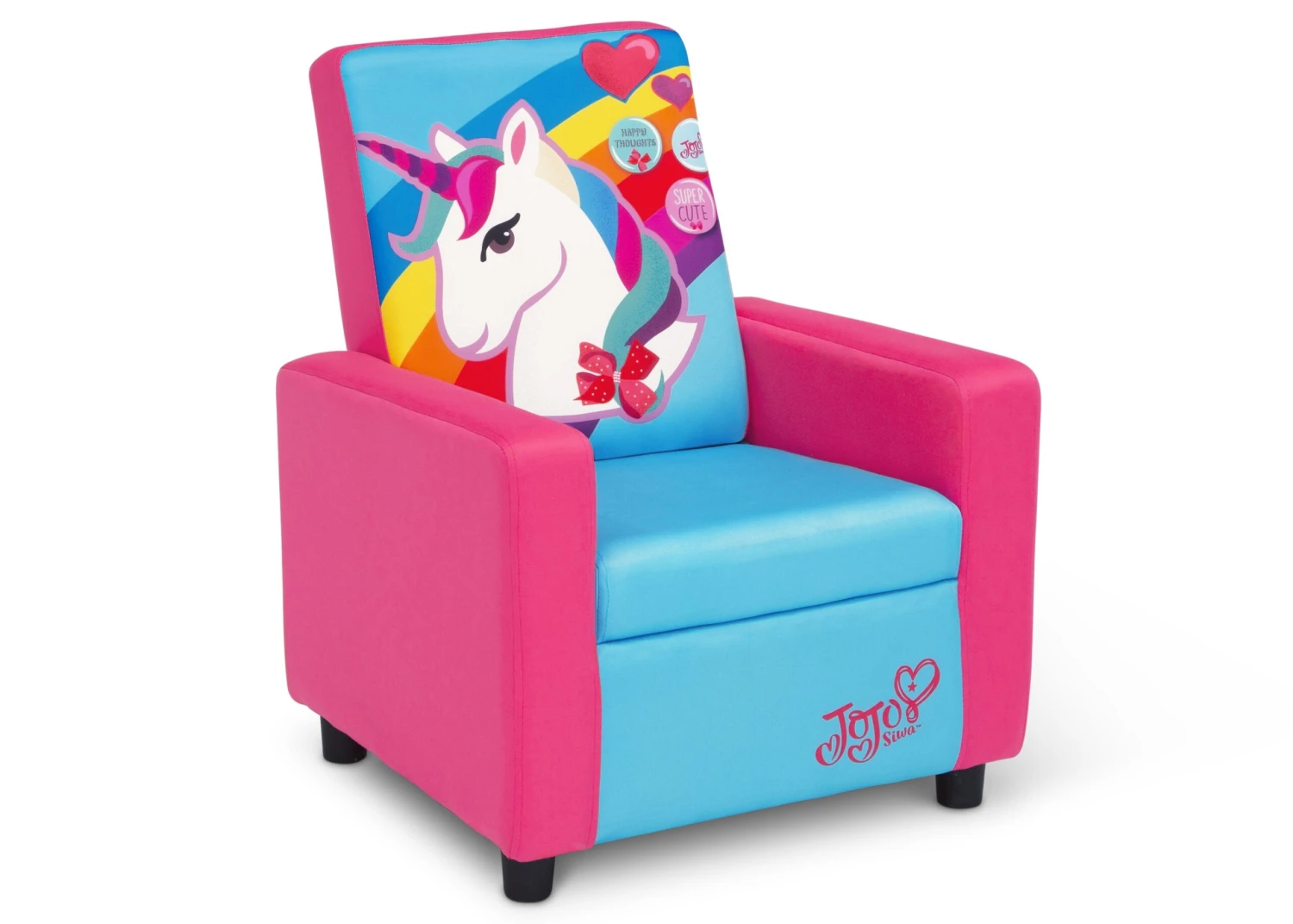 Delta Children JoJo Siwa High Back Upholstered Chair 3 Delta Children JoJo Siwa High Back Upholstered Chair - Image 3