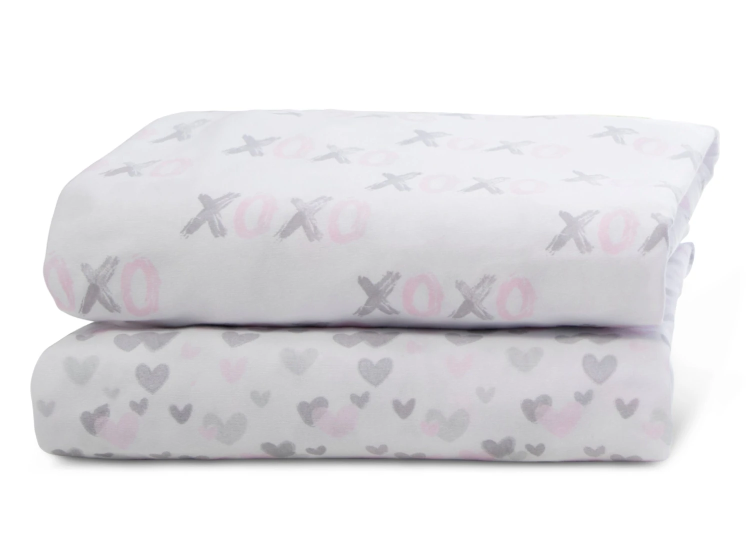 Delta Children Hearts N Kisses Fitted Crib Sheets - 2 Pack 6 Delta Children Hearts N Kisses Fitted Crib Sheets - 2 Pack - Image 6