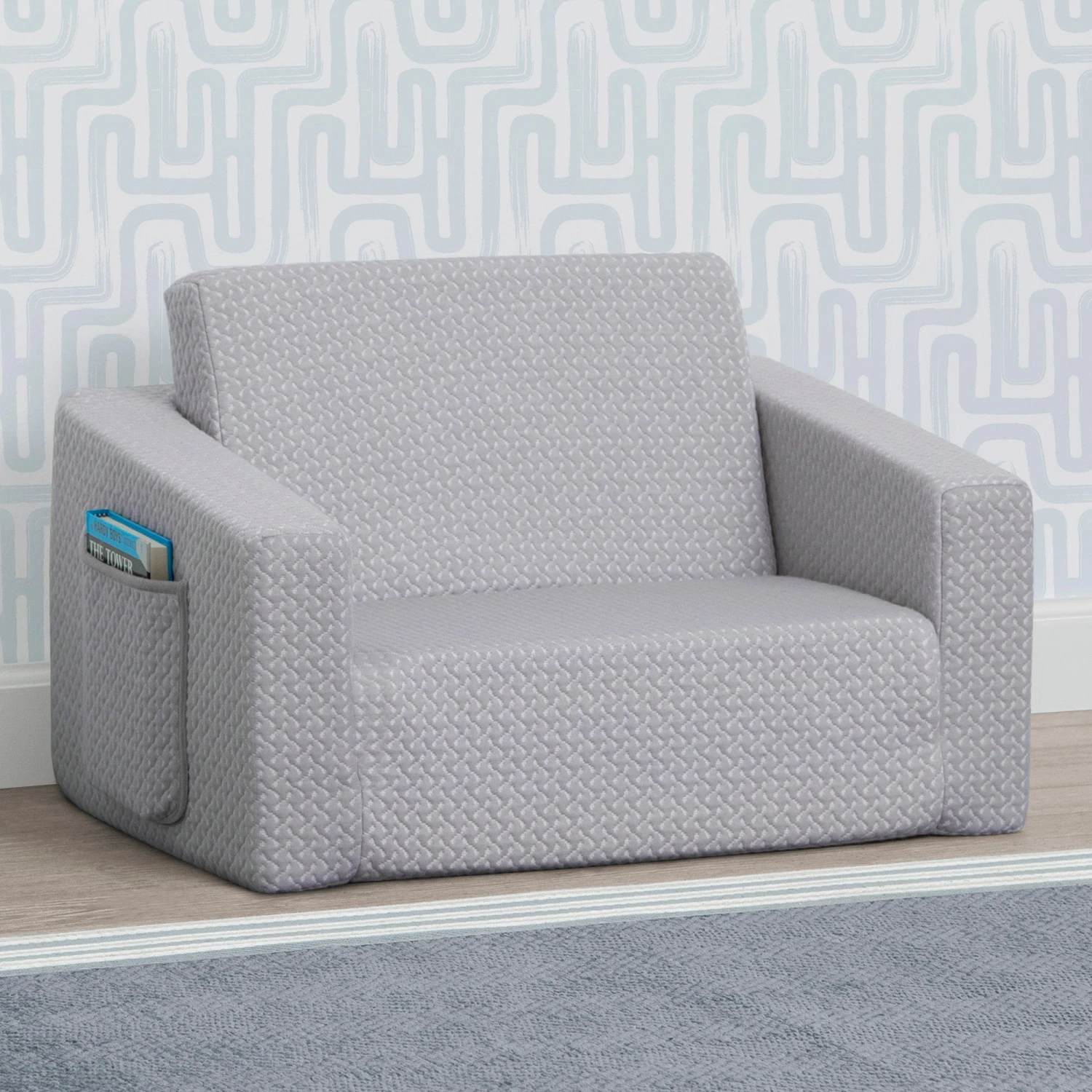 IComfort Memory Foam Flip-Out 2-in-1 Convertible Chair To Lounger For Kids 6 IComfort Memory Foam Flip-Out 2-in-1 Convertible Chair To Lounger For Kids - Image 6