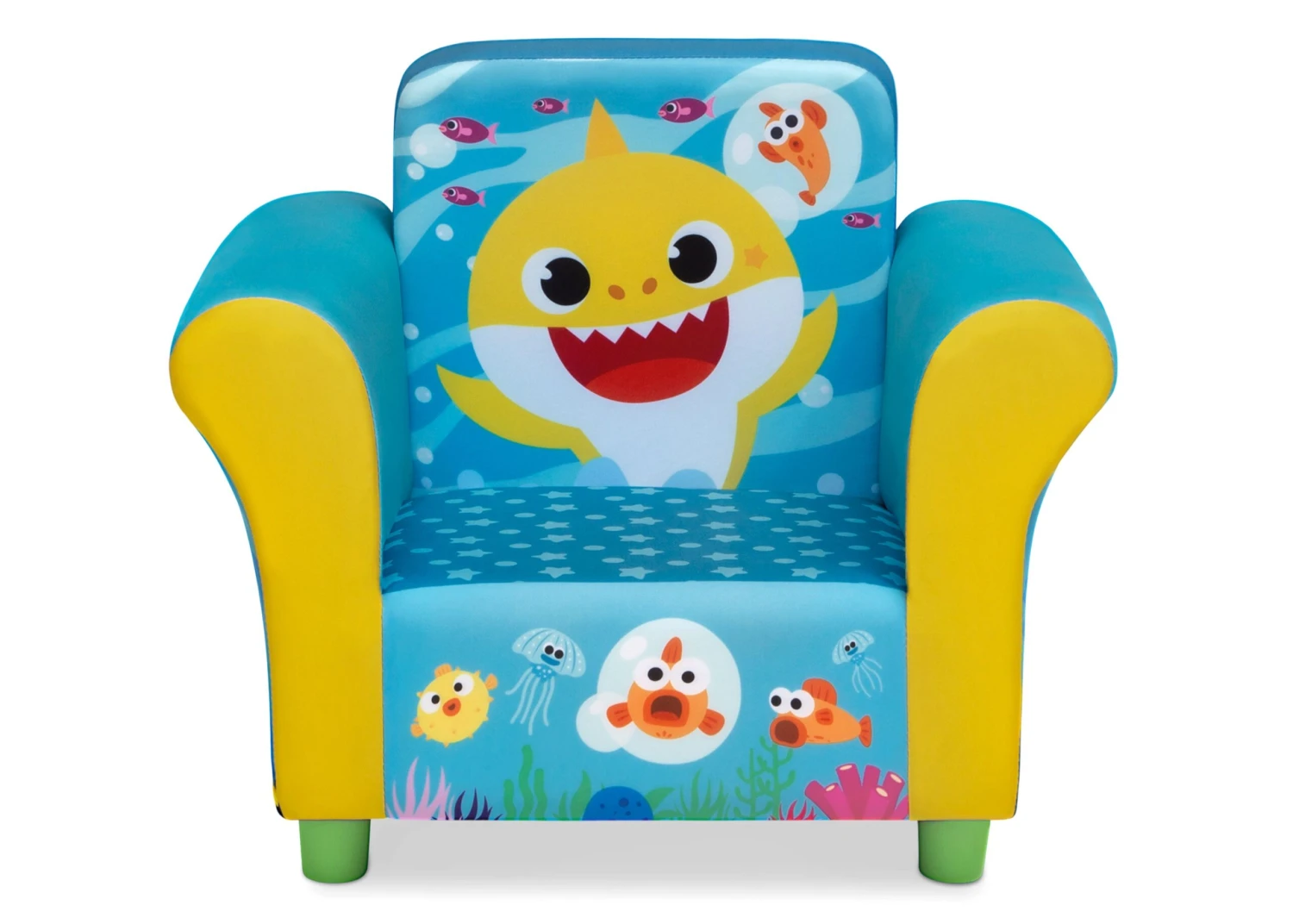 Delta Children Baby Shark Upholstered Chair 2 Delta Children Baby Shark Upholstered Chair - Image 2