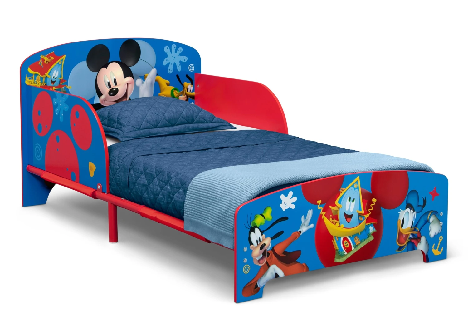 Delta Children Mickey Mouse Wood & Metal Toddler Bed 2 Delta Children Mickey Mouse Wood & Metal Toddler Bed - Image 2