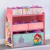 Delta Children Princess 6 Bin Design And Store Toy Organizer